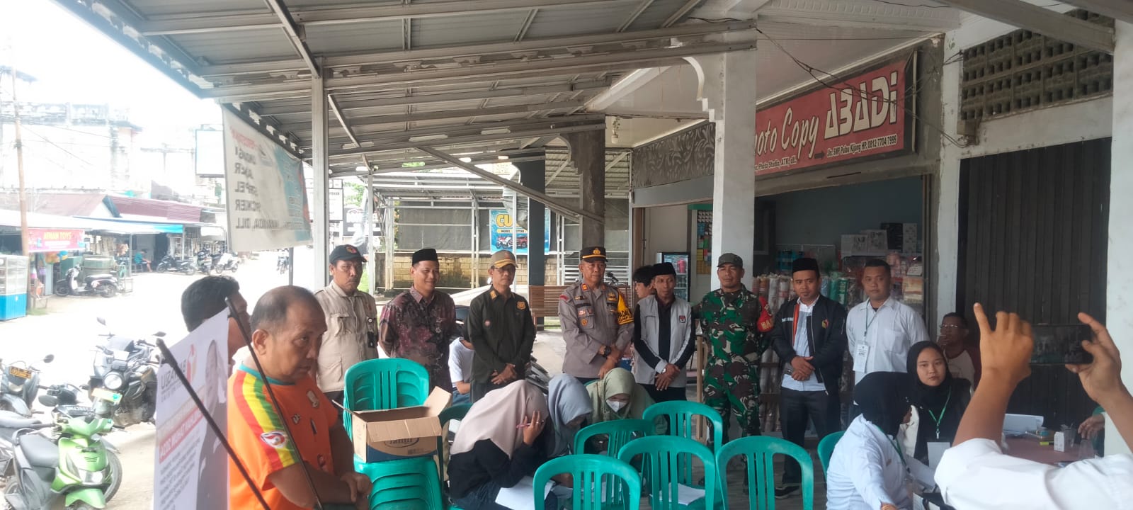 Pengamanan Pilkada 2024: Patroli Gabungan Pantau TPS di Kecamatan Reteh